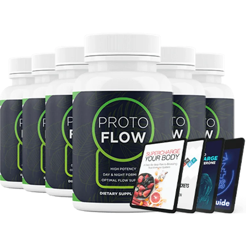 Protoflow Natural Men's Wellness Formula — 6 Bottle / 180 Day Pack